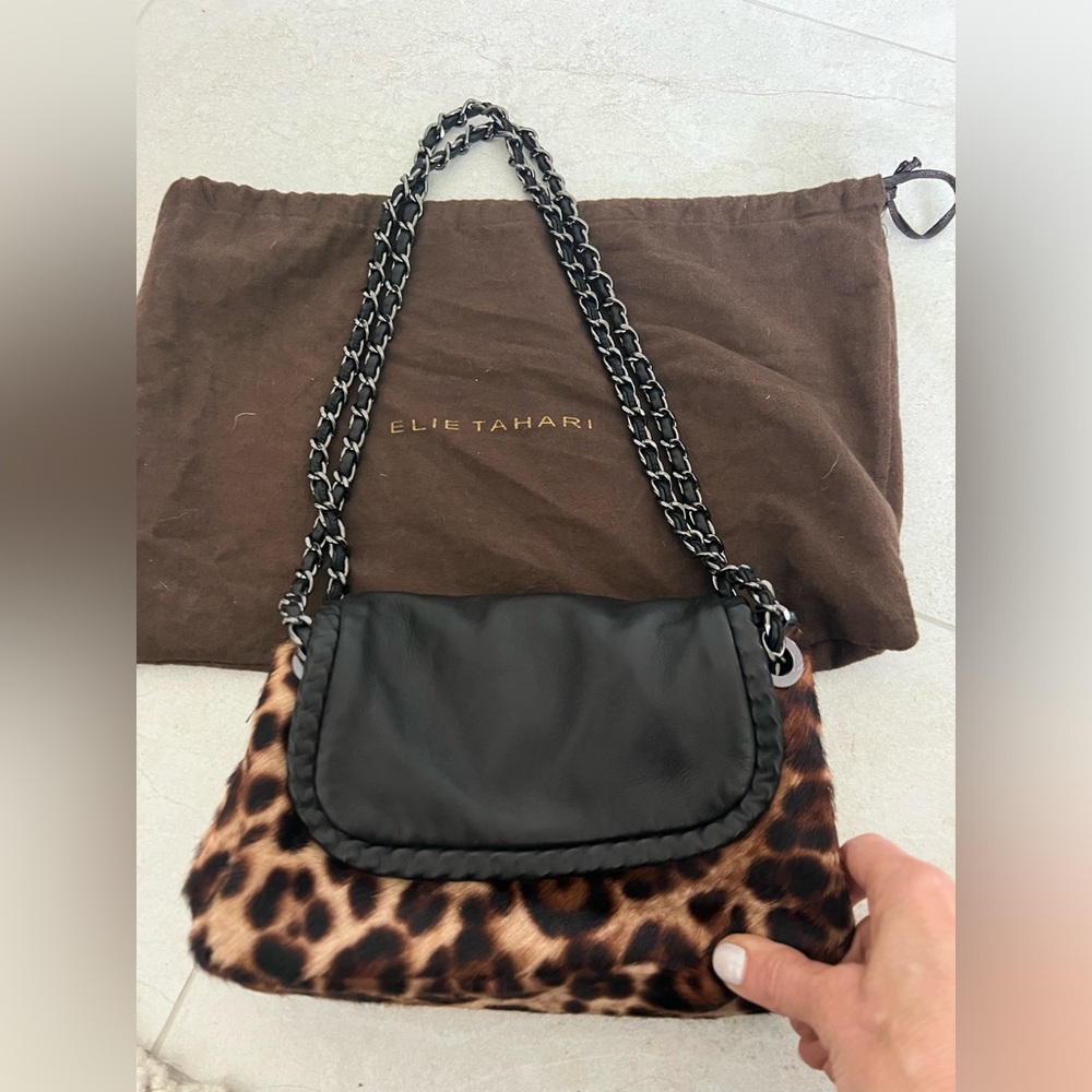 Elie Tahari Nina Mini Leopard Bag